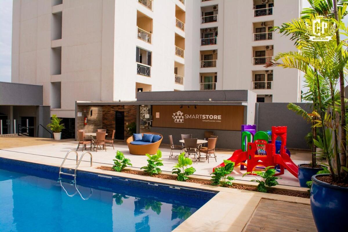 Elegancia & Conforto Flat Mobiliado Goiânia Extérieur photo