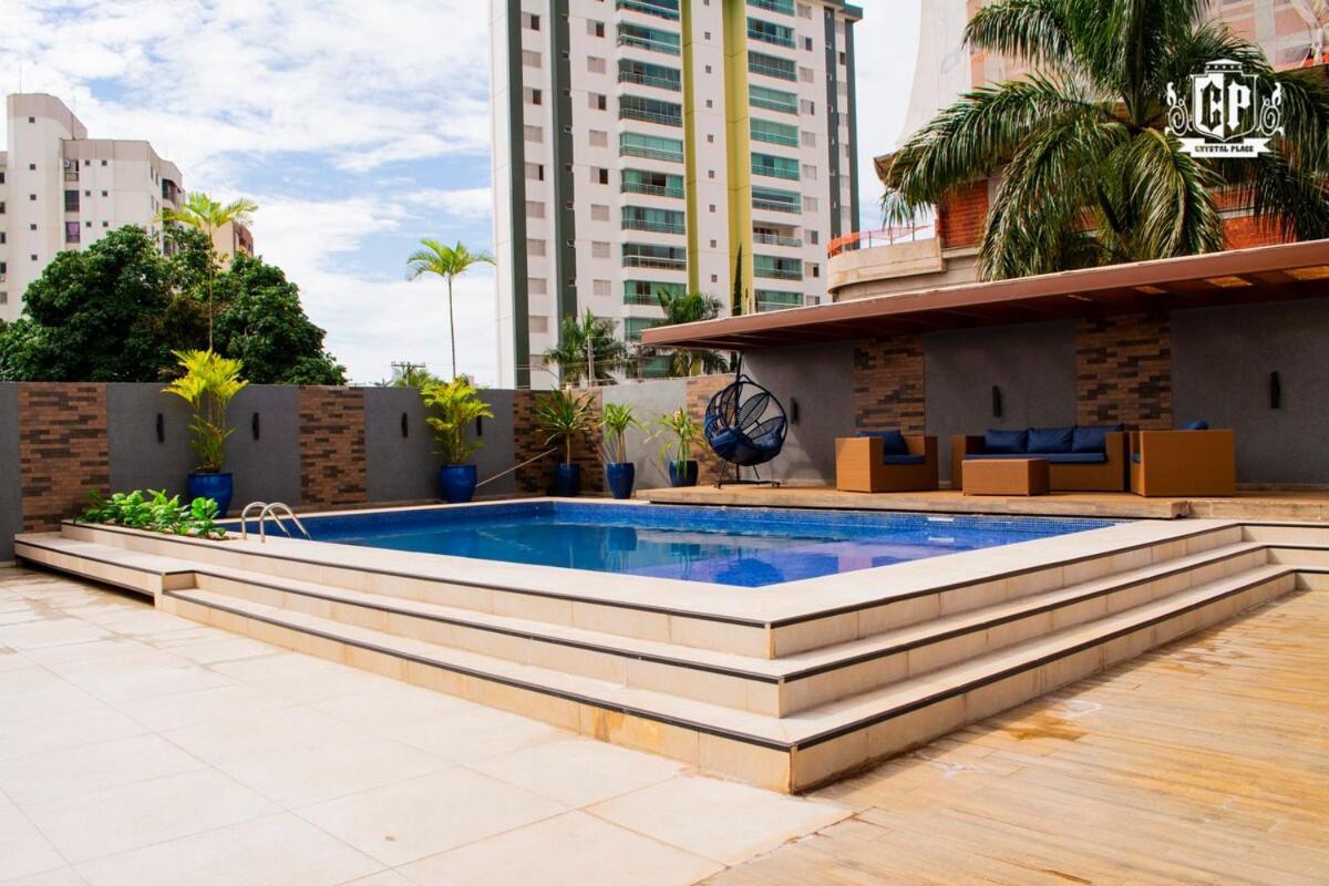 Elegancia & Conforto Flat Mobiliado Goiânia Extérieur photo