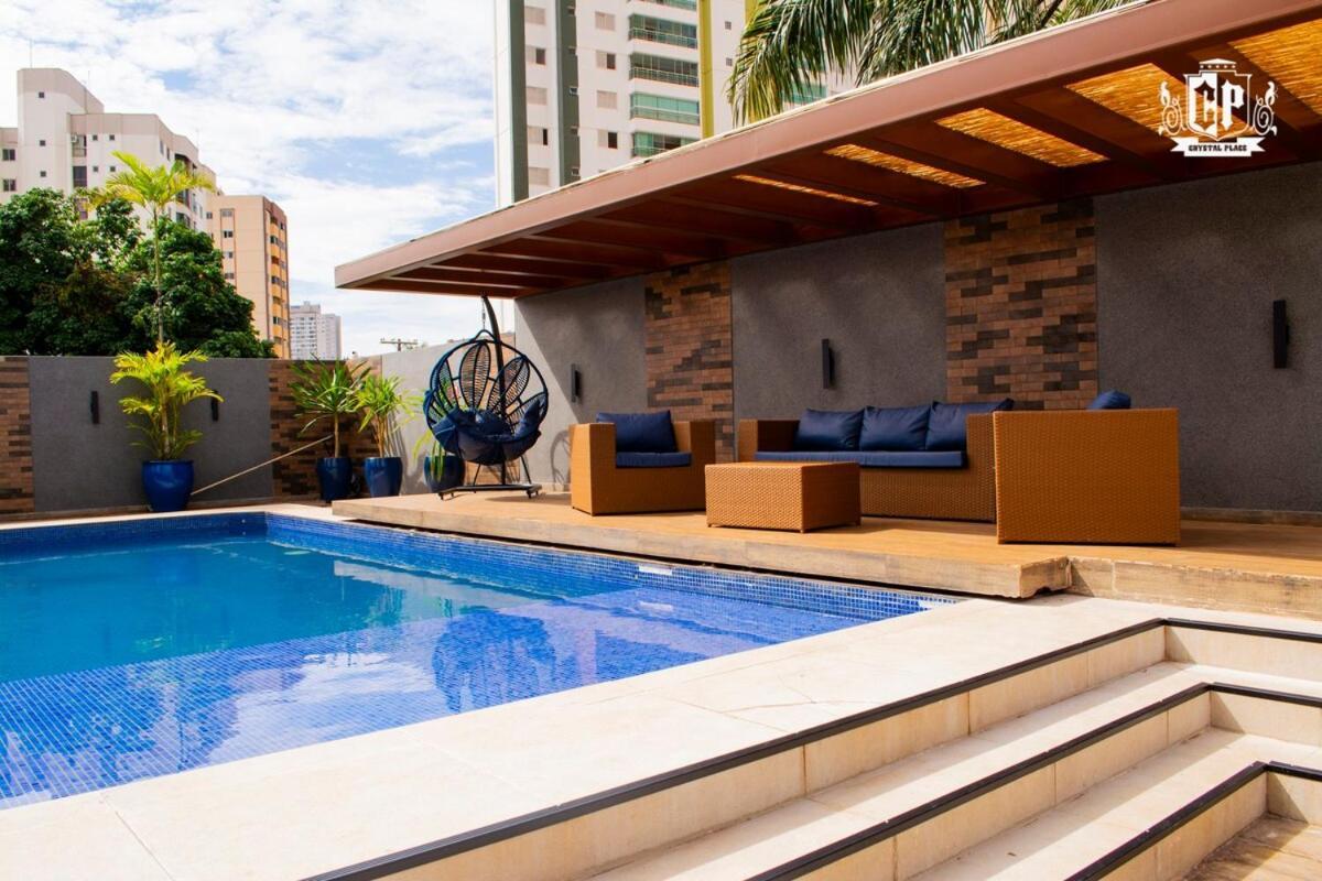 Elegancia & Conforto Flat Mobiliado Goiânia Extérieur photo